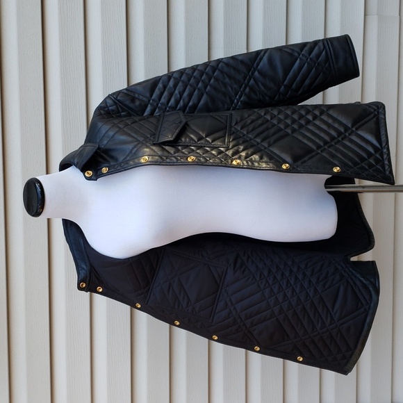 BURBERRY WEM QUILTED LEATHER JACKET - Picture 7 of 13